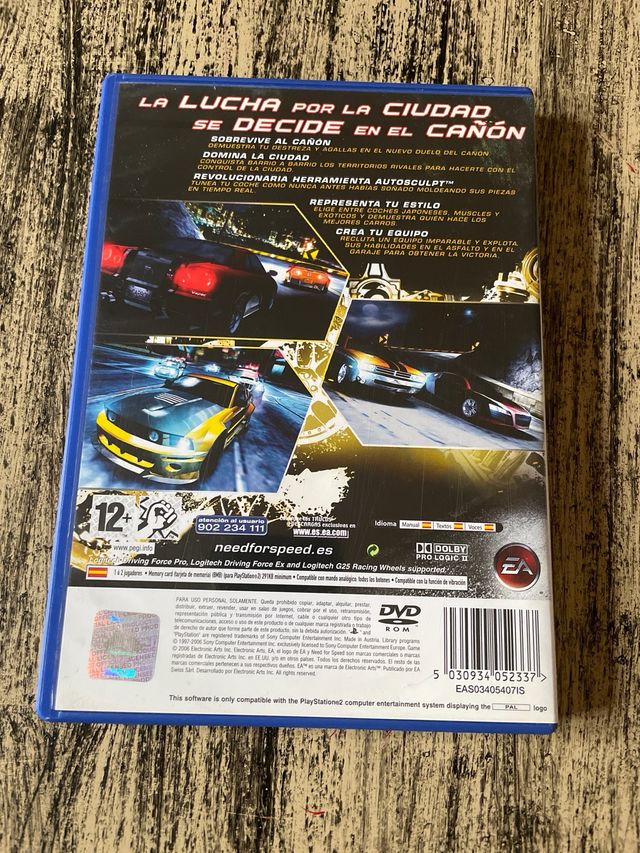 Need For Speed Carbono Ps2