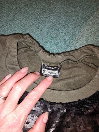 Felpa freddy con paiettes