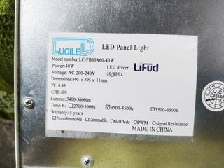 PANEL LED TECHO ANSTRON