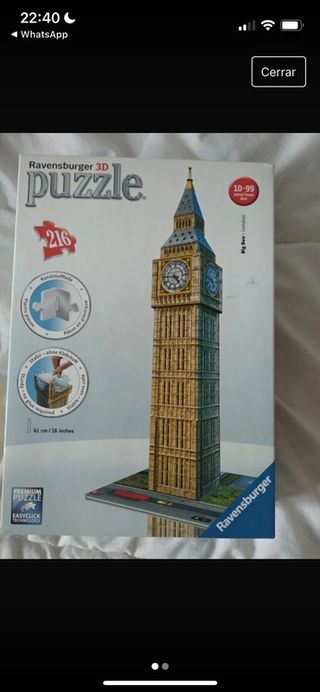 Puzzle 3D big ben