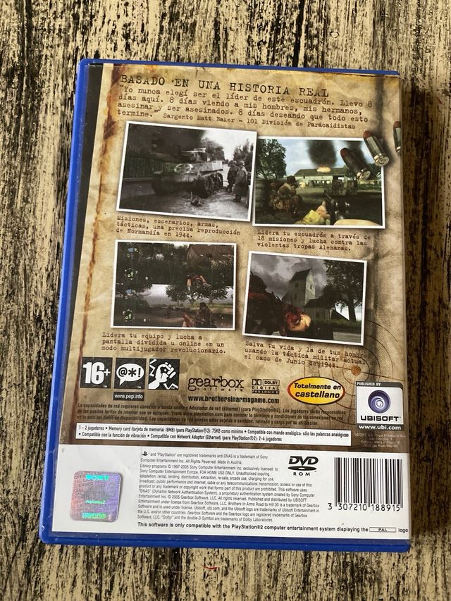 Brothers in Arms Ps2