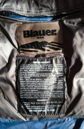 Cazadora blauer hombre gris 