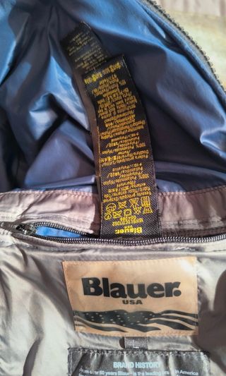 Cazadora blauer hombre gris 