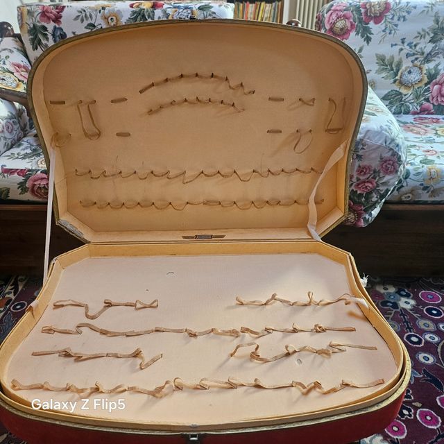 Scatola porta posate vintage