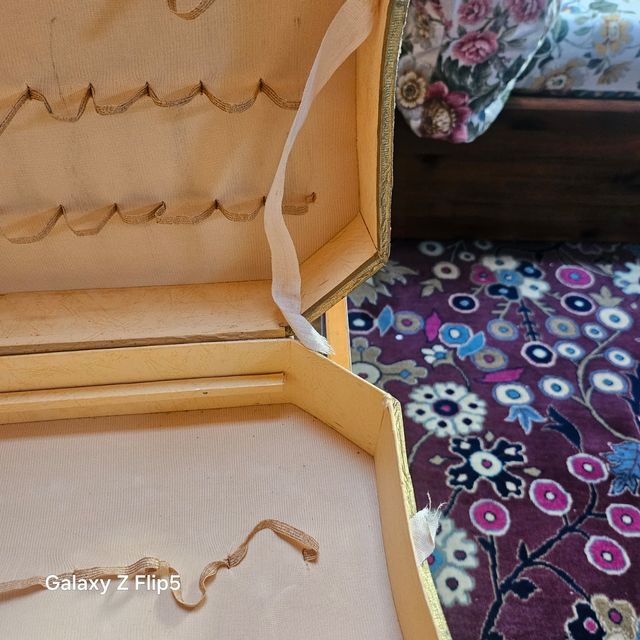 Scatola porta posate vintage