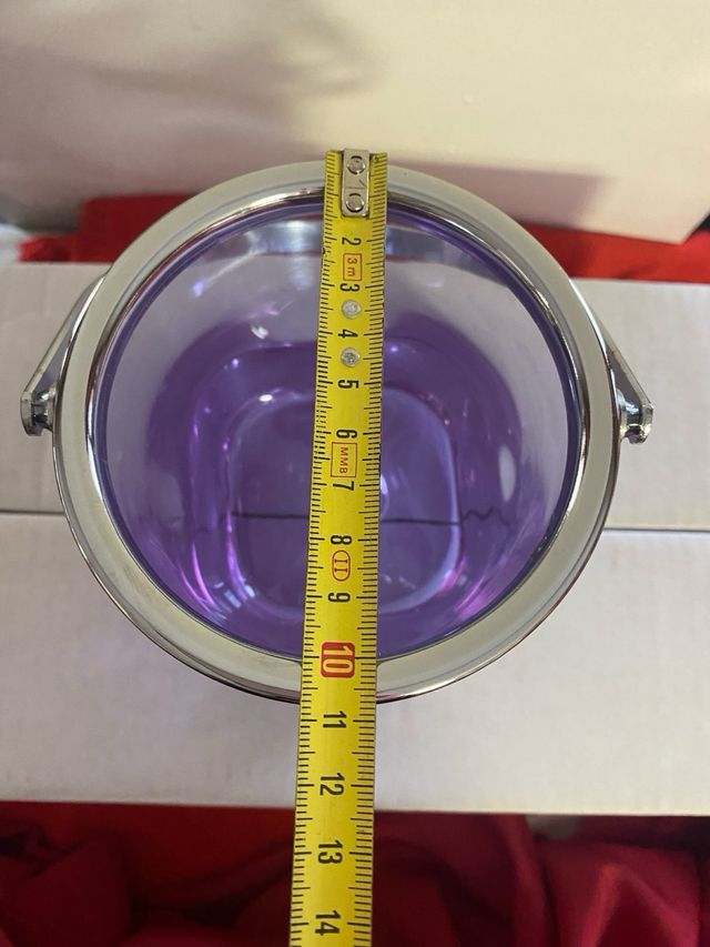 Secchiello ghiaccio in alessandrite col manico