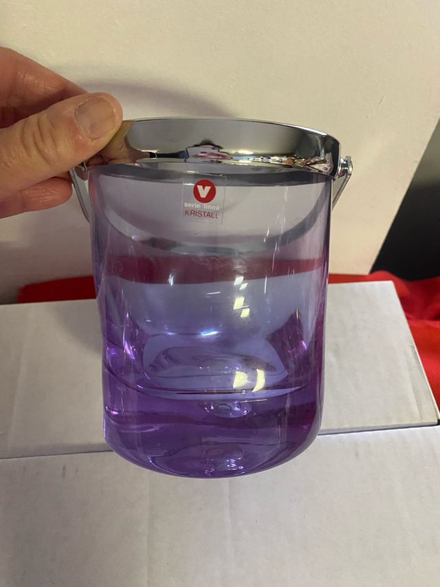 Secchiello ghiaccio in alessandrite col manico