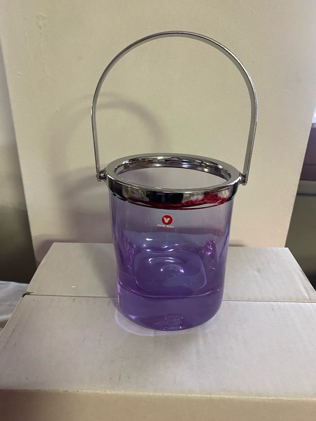 Secchiello ghiaccio in alessandrite col manico