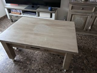 mesa centro de madera