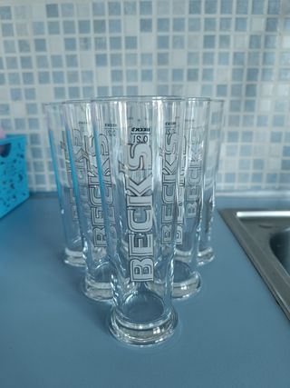 Set di 6 bicchieri becks