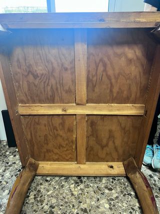 Mesa comedor antigua restaurada.Años 4050.