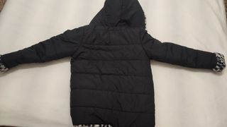 Casaca de menina de 10 anos de dupla face