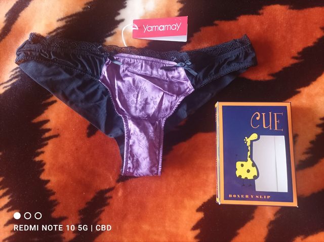 Braguitas Violeta Brasileñas textil