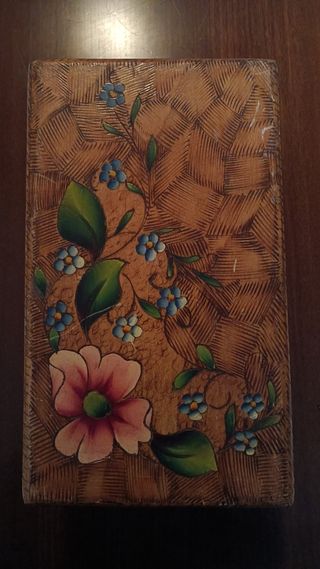 Scatola porta oggetti in legno