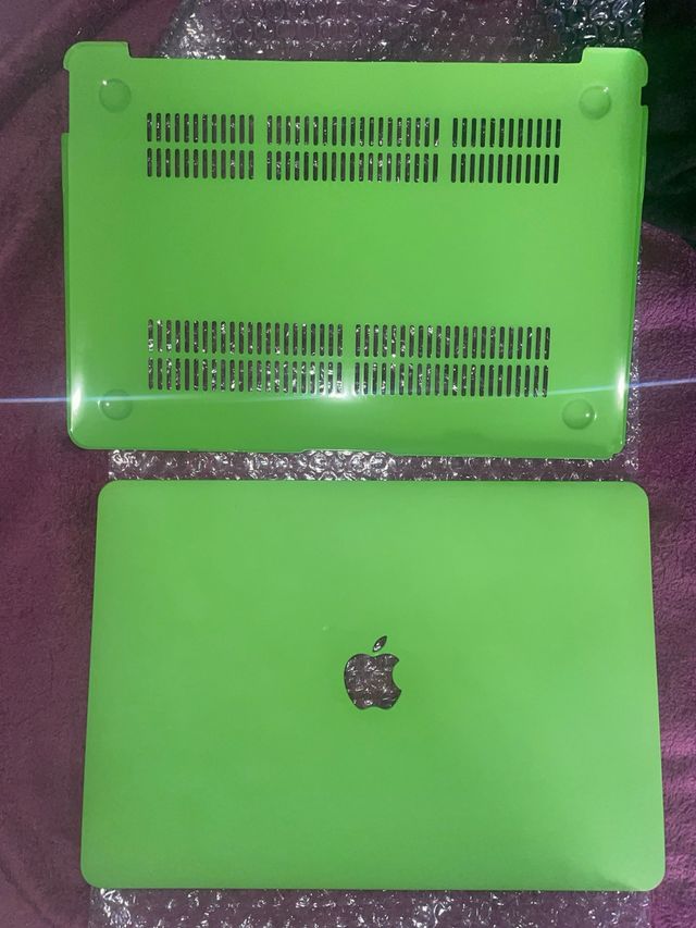 Funda MacBook verde fluo