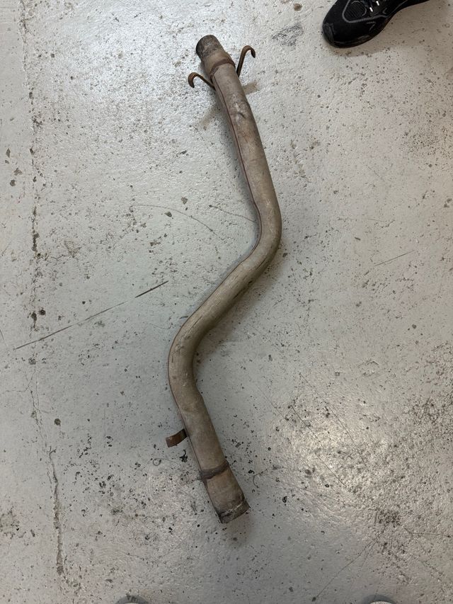 Escape tramo intermedio recto Golf mk2