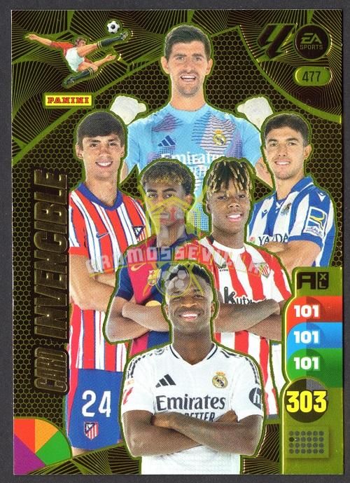 Card invencible 477 cromo Adrenalyn 2025 la liga