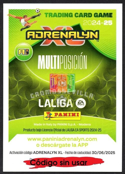 Card invencible 477 cromo Adrenalyn 2025 la liga