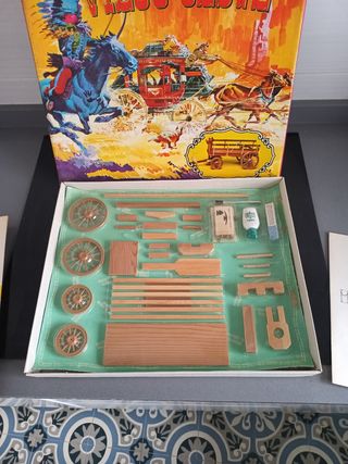 Maqueta antigua española Viejo Oeste Mini Tronks a