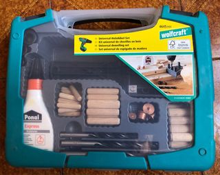 Kit espigador wolfcraft carpinteria nuevo
