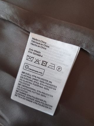 Kimono tela satinada HM talla M