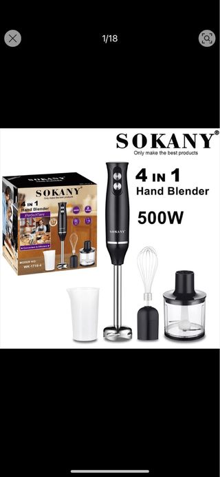 batidora de mano 4 en 1 que incluye