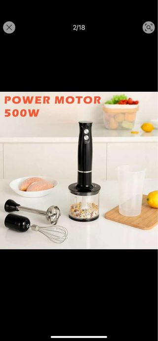 batidora de mano 4 en 1 que incluye