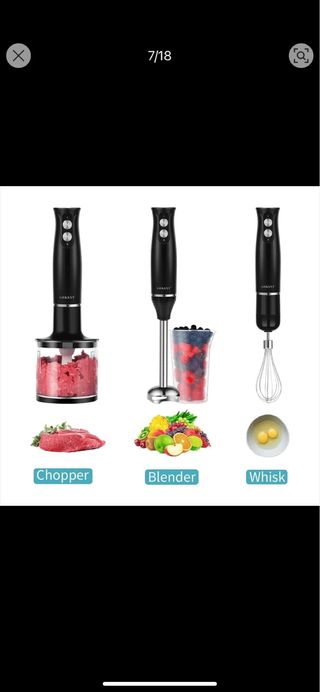 batidora de mano 4 en 1 que incluye