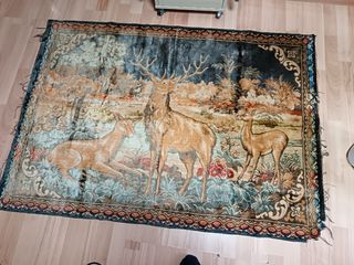 Alfombra tapiz ciervos