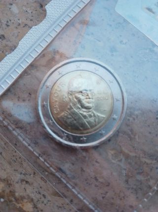 2 euro commemorativo Italia 2010 Cavour UNC