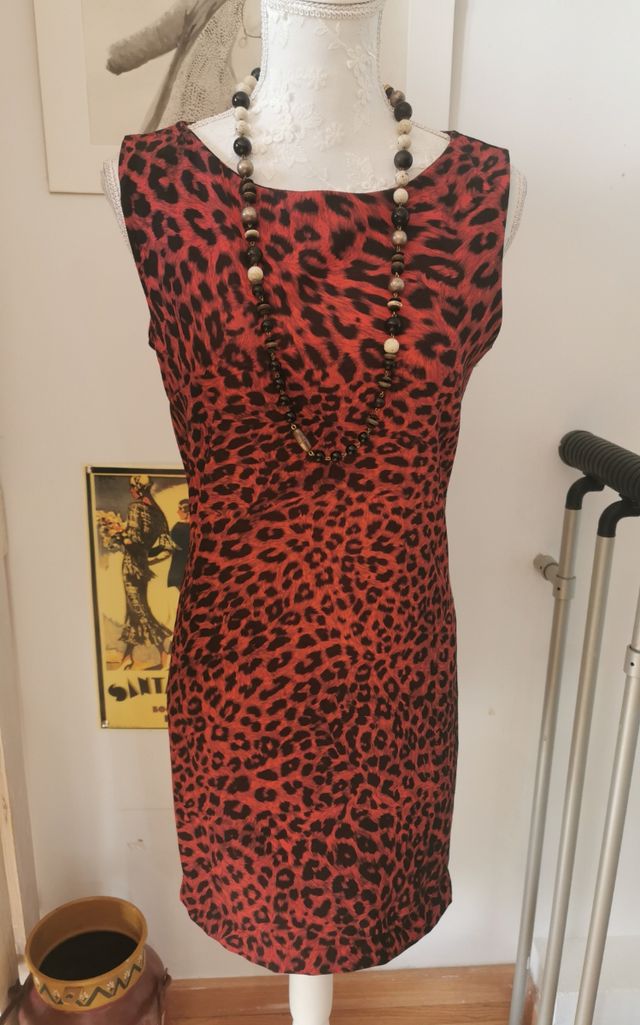 Vestido animal print S