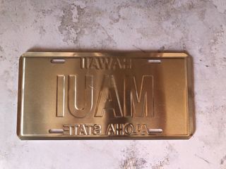 Targa in metallo Maui Hawaii