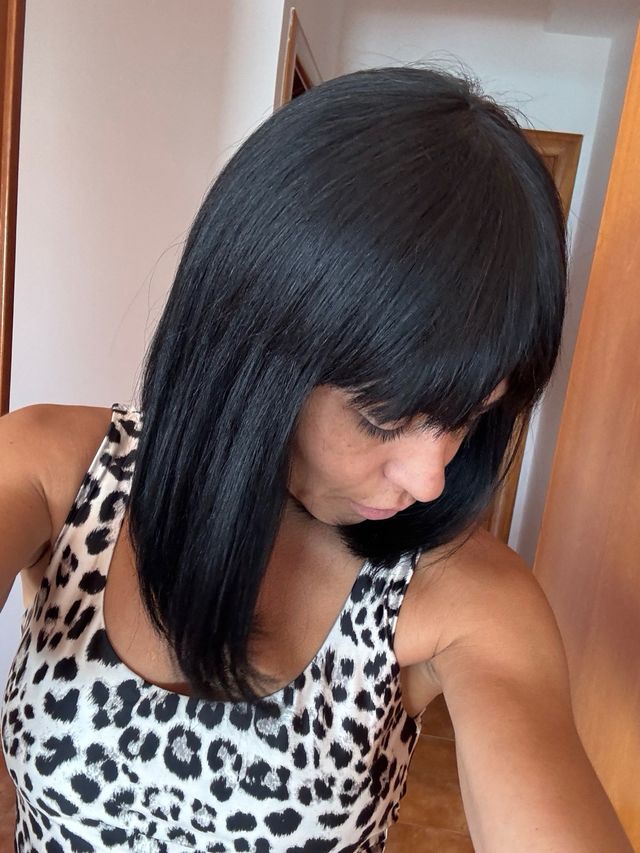 PELUCA DE CABELLO 100 NATURAL NEGRO