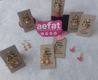 Bisutería solidaria. PULSERAS-PENDIENTES handmade