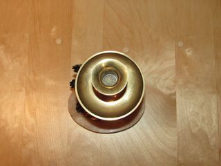 Antiguo candelabro francés pájaro ave años 30