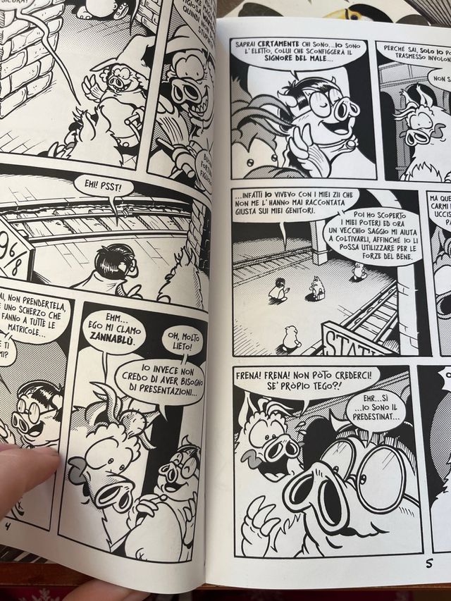 Harry Porker  3 ristampa Zannablú fumetto graphic