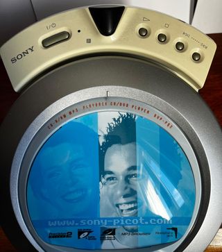 Reproductor de CD/DVD Sony Picot, vintage