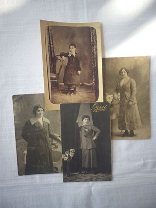 LOTE FOTOGRAFÍAS FEMENINAS