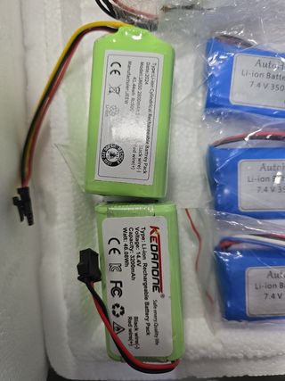 Lote baterias radiocontrol y soldar