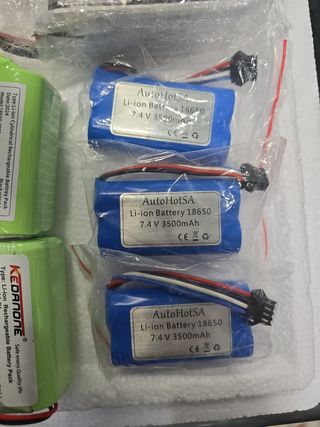 Lote baterias radiocontrol y soldar