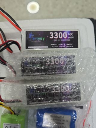 Lote baterias radiocontrol y soldar