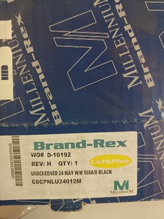 Panel telefonico Brand Rex cat6plus