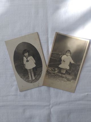 LOTE FOTOGRAFÍAS NIÑOS