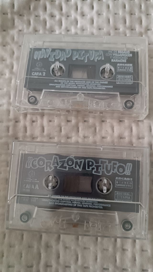 Cintas cuentos Disney y canciones radiocasete 