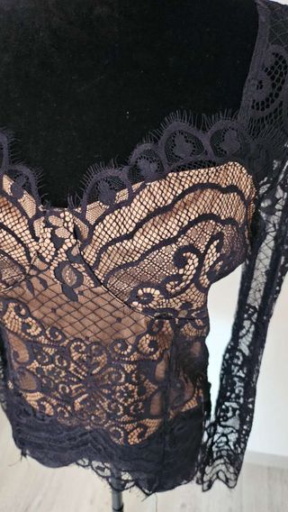 Conjunto de falda sexy con encaje