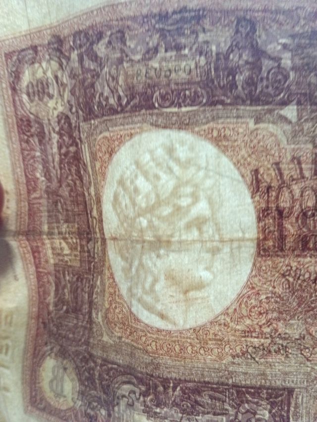 BILLETE MILLE LIRE LIRAS ITALIA 12 DIC 1942