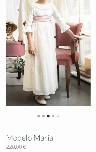 Vestido comunion talla 10 Teresa Leticia