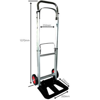 Carretilla 90kg aluminio plegable