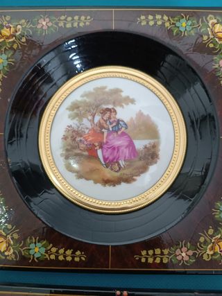 Dos antiguos cuadros romanticos