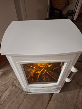 Estufa electrica efecto chimenea